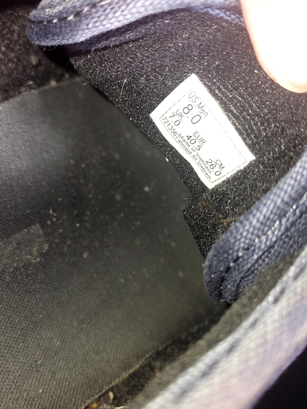 Vans Classic Canvas Sneakers in with Gum Sole - Picture 6 of 6